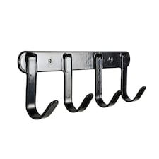 Stubbs S944 Four Hooker Rack - Black - Regular