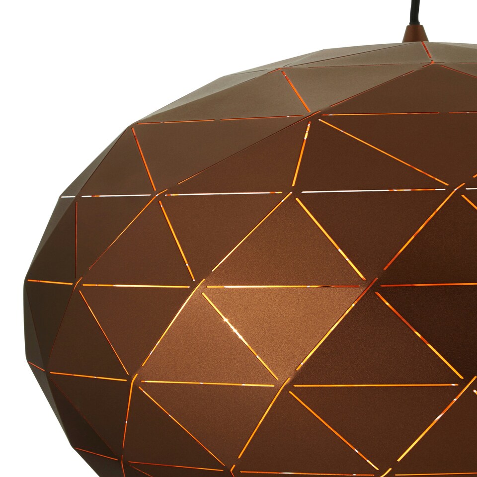 image 1 of Interiors by Premier Medium Coffee Finish Pendant Light