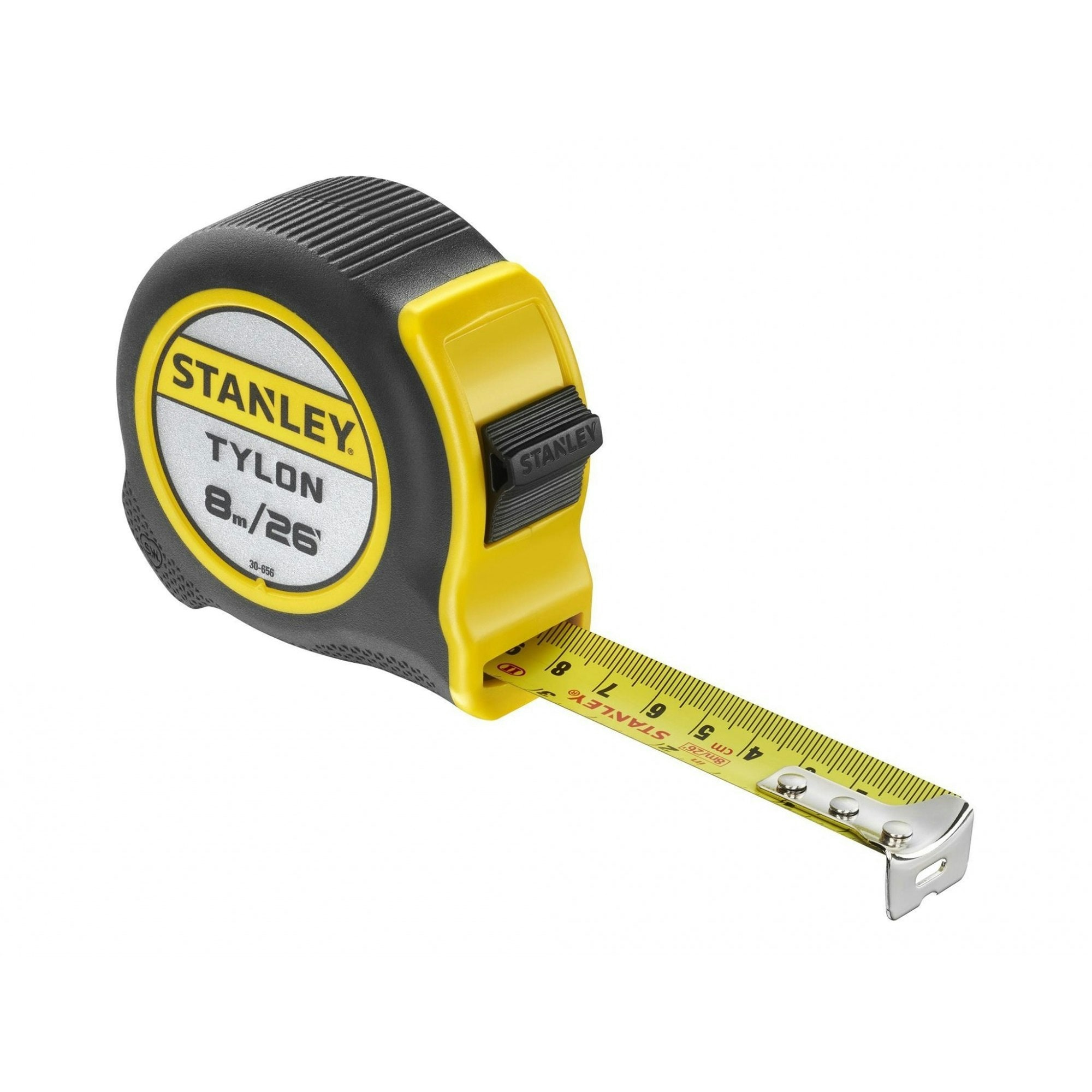 Stanley Hand Tools Tylon Pocket Tape - Multi Colour - 8m/26ft (Width 25mm) Carded