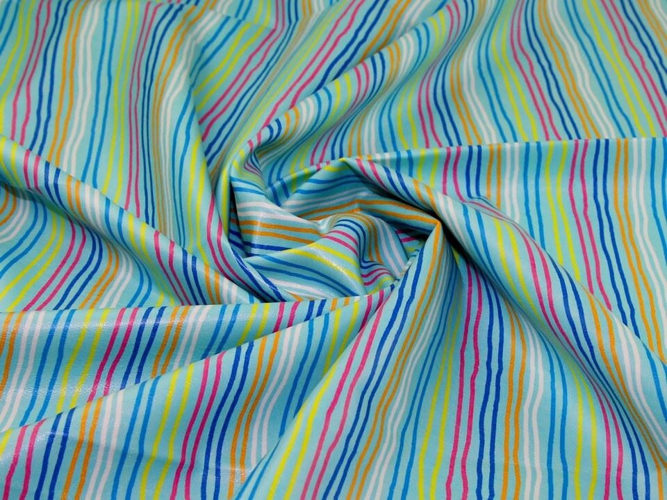 Blue Faux Leather Fabric for Bag Making, Dressmaking, Upholstery, 139cm / 54" Wide - per metre