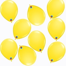 Yellow Round Mini Latex Qualatex Balloons 13cm / 5 in - Pack of 100