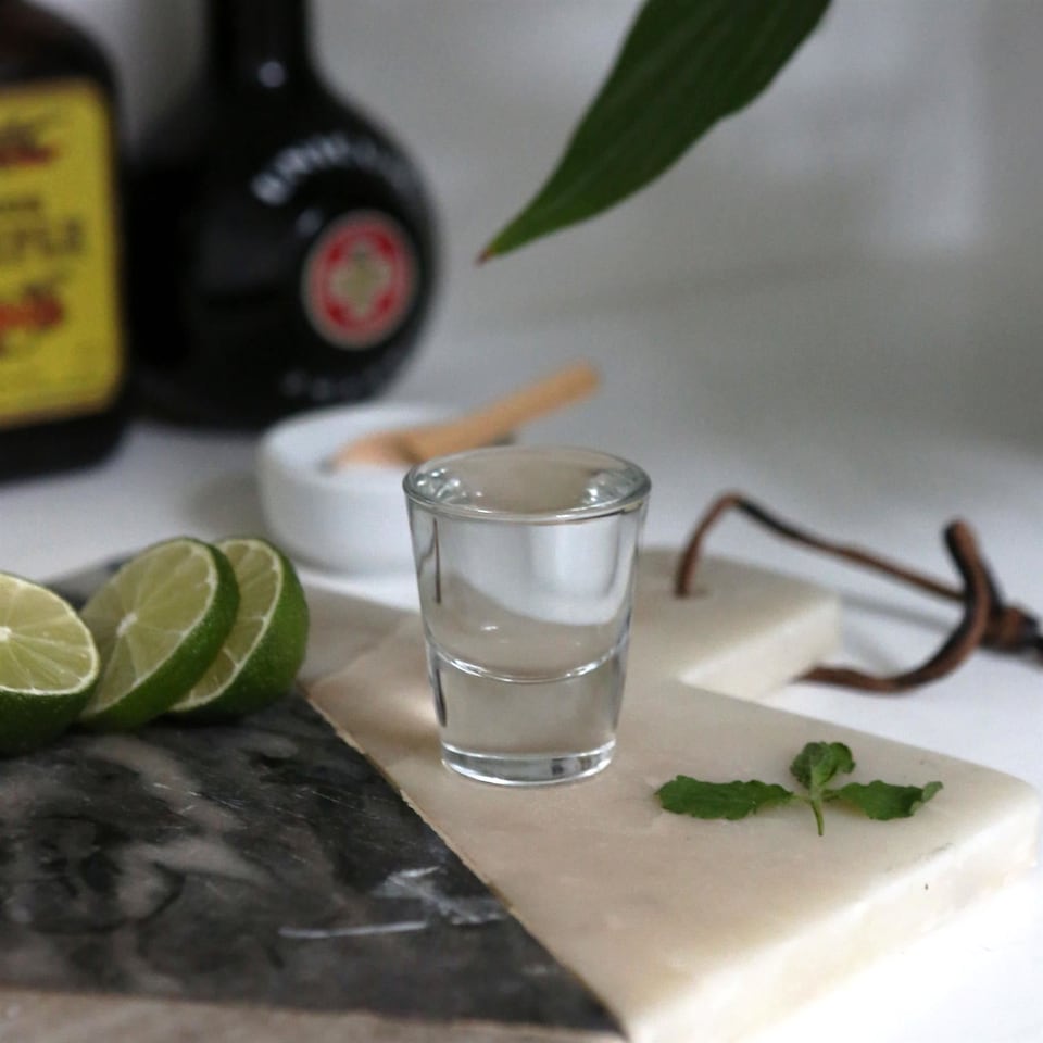 image 1 of Rink Drink Wide Shot Glasses - 25ml - Clear - Pack of 6