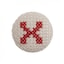 Red on White Letter X