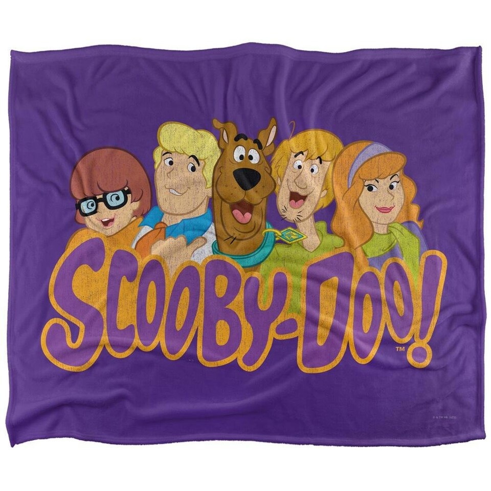 image 1 of Scooby Doo Group Shot Blanket - Multicoloured - One Size