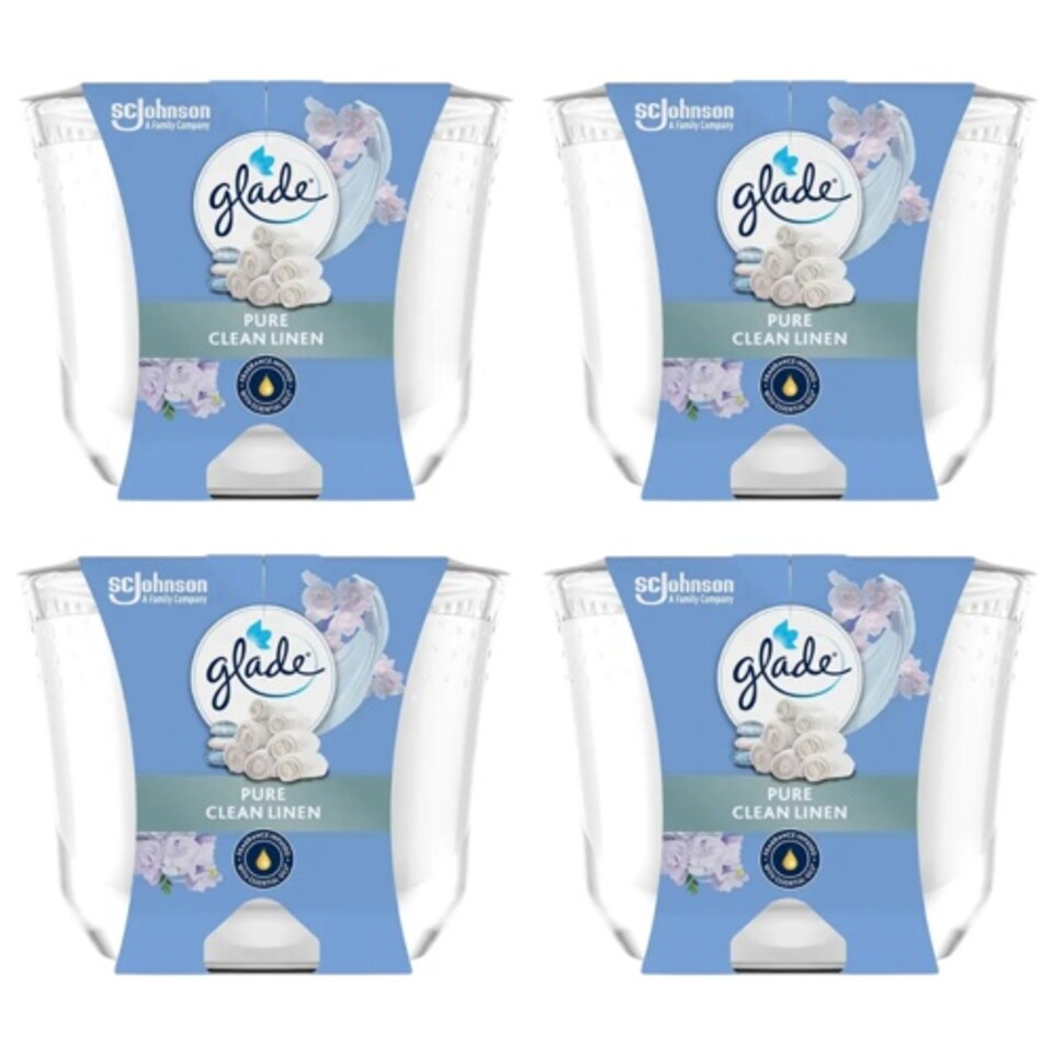 image 1 of Glade Pure Clean Linen Candle