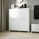 image 6 of Sali 4 Door Highboard in Light Grey