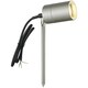 image 2 of First Choice Lighting Set of 2 Blaze Stainless Steel Outdoor Spike Lights Silver | Clear