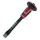image 1 of Soft Grip Guarded Handled Cold Chisel 300mm x 25mm for Masonry Bricks Blocks