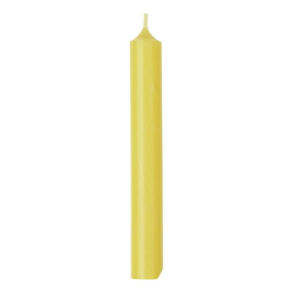 IHR Ideal Home Range Cylinder Candle 18cm - Yellow | Multi