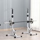 image 2 of HOMCOM Adjust Pair of Barbell Squat Racks Stand Weight Lifting Bench Press Gym