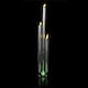 image 3 of Primrose Kohala 3 Stainless Steel Tubes Fire Water Feature with LEDs 135cm