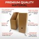 image 3 of Pack of 6 Kraft Magazine Files Corrugated Cardboard Desk Organiser | Multi