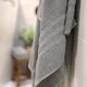 image 5 of Nicola Spring Cotton Wash Cloths - 30cm x 30cm - Grey - Pack of 2