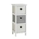 image 1 of Chest Of Drawers Wooden Hallway Storage Home Organiser Fully Assembled | White