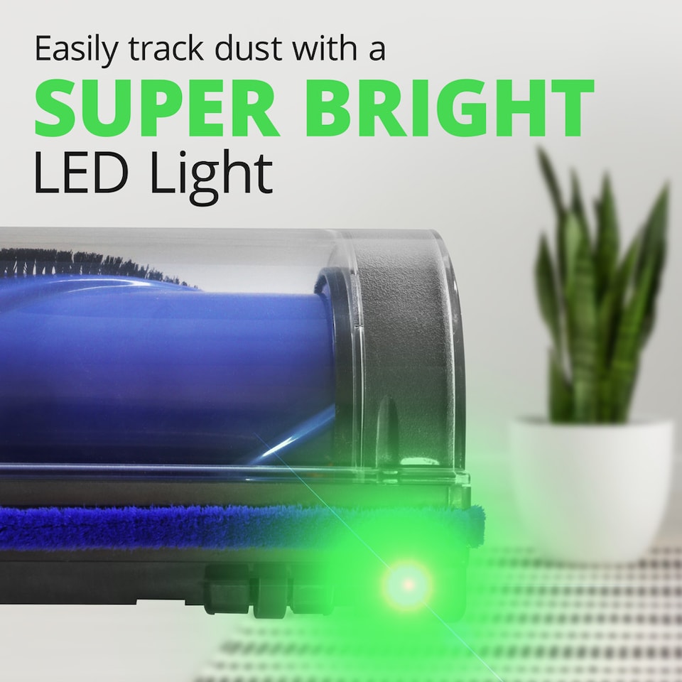 image 1 of Reliapart Motorised Laser Equipped Floor Tool Vacuum Cleaner Head For Dyson V8 SV25