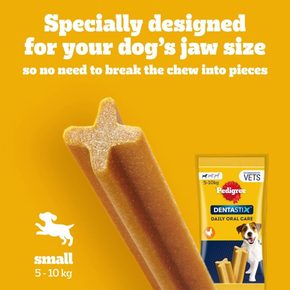 image 1 of 140 Pedigree Dentastix Daily Adult Small Dog Treats Dental Sticks Dog Chews