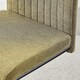 image 5 of Furniturebox Lorenzo 2x Sage Green Fabric Black Leg Dining Chair