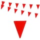 image 1 of Red Colour Red Bunting 10m with 20 Pennants
