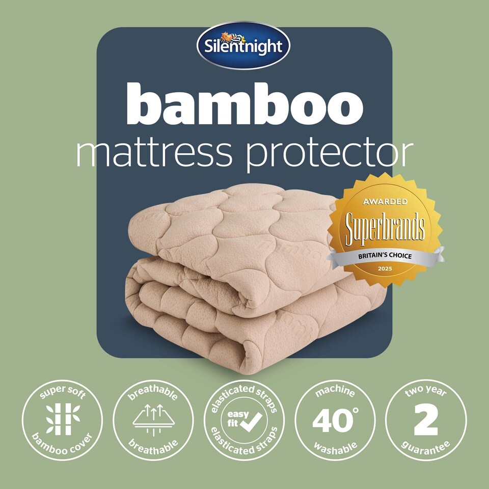 image 1 of Silentnight Bamboo Mattress Protector