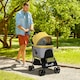 image 7 of PawHut 3 In 1 Pet Stroller, Detachable Dog Cat Travel Carriage - Yellow