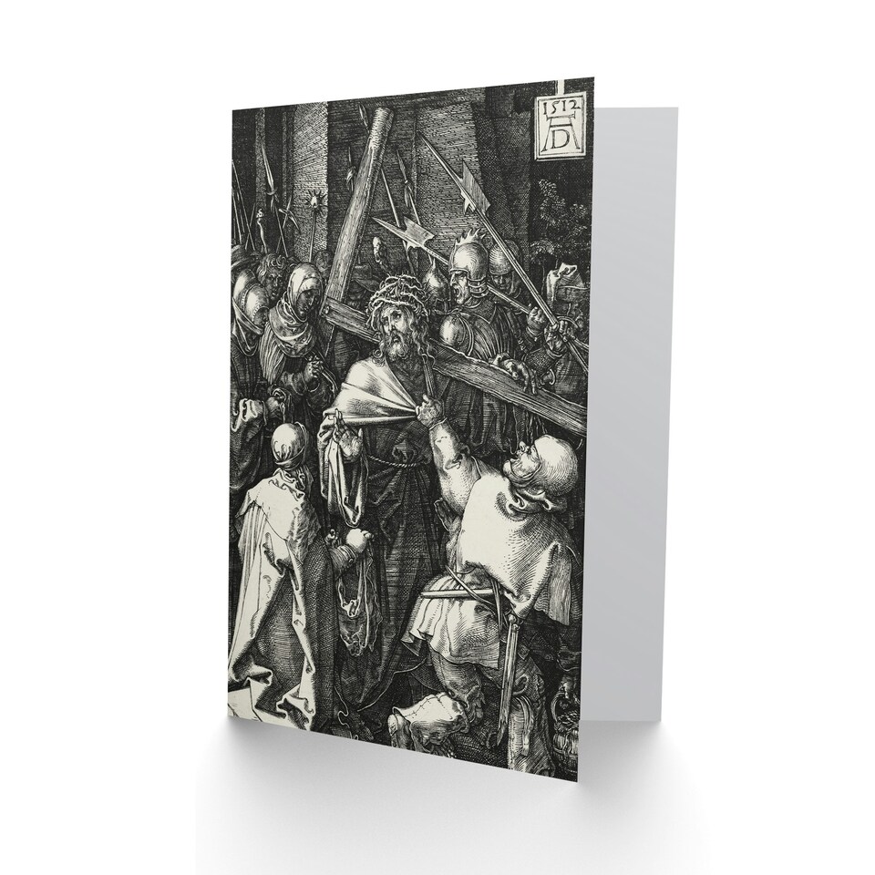 image 1 of Albrecht Durer Art Card Bearing of the Cross to Golgotha