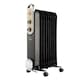 image 1 of Rediffusion Vintage 9 Fin Oil Filled Radiator 2KW Black