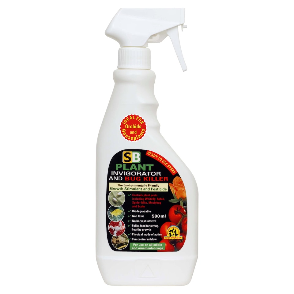 image 1 of Growth Technology SB Plant Invigorator Ready To Use Bug Killer Spray 500ml
