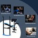 image 6 of HOMCOM Adjustable Weight Bench with Leg Developer Barbell Rack for Home Gym