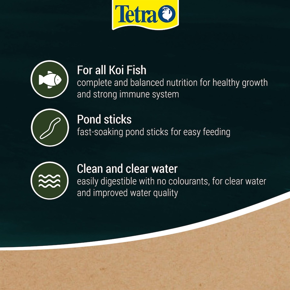 image 1 of Tetra Koi Pond Sticks 7.5kg Floating Fish Food - 50L