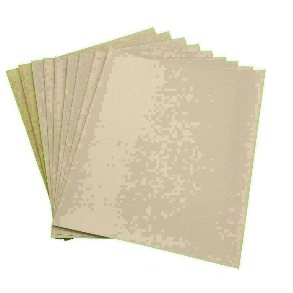 image 1 of Assorted Grit Sandpaper Sheets 40 grit to 150 Mixed Grit Abrasive Sanding 20pk