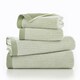 image 1 of The Lyndon Company Willow Weave Stripe Sage Bath Sheet | Green
