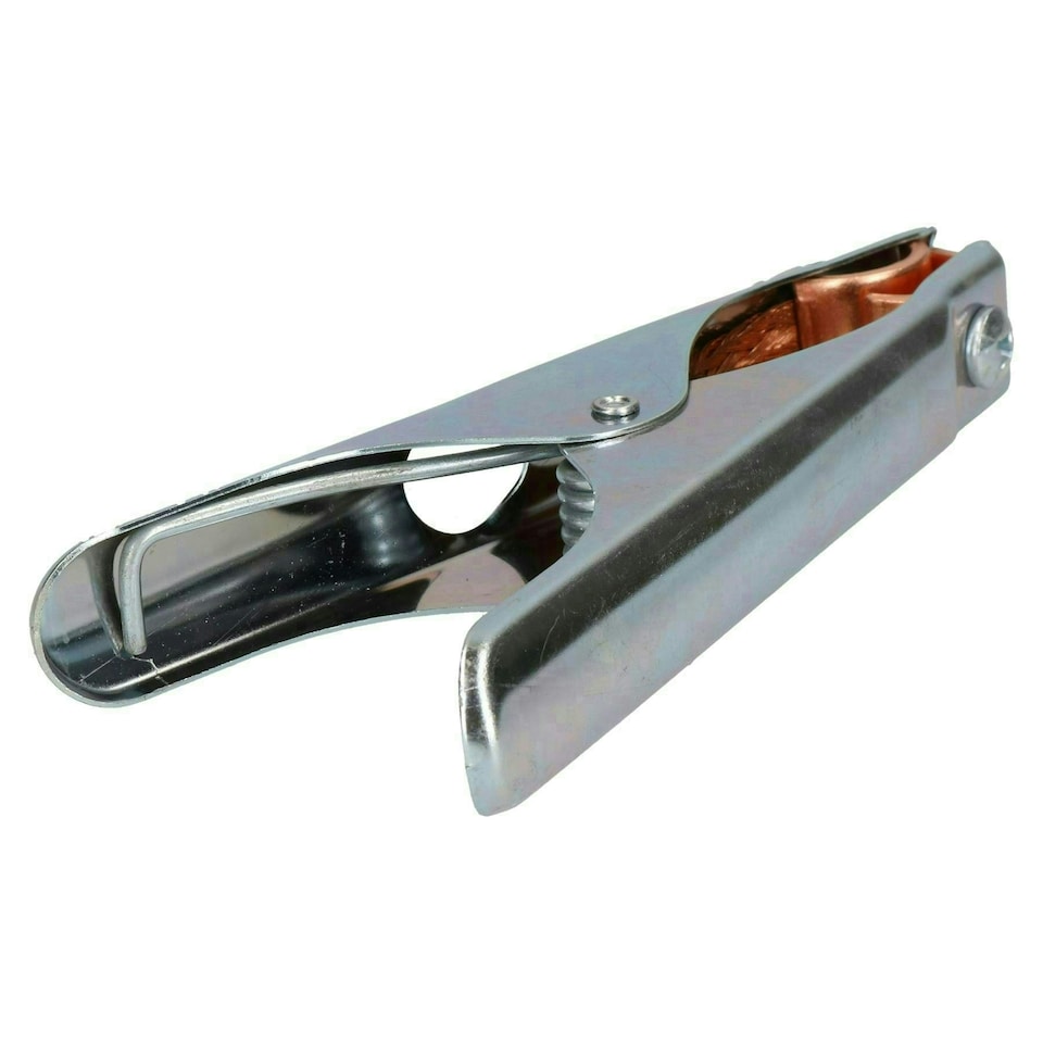 image 1 of 200 Amp A Spring Loaded Earth Crocodile Clamp Clip For Welding Welders Mig Tig