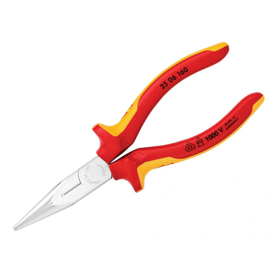 Knipex Vde Snipe Nose Side Cutting Pliers (radio) 160mm - Multi Colour - One Size