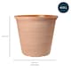 image 4 of JSH Rustic Terracotta Effect 41L Planter in Recycled Plastic 47cm Classic Round Garden Flower Pot Strong and Lightweight | Brown | 1