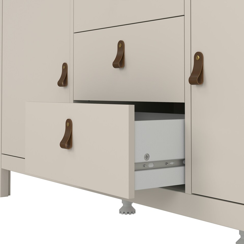 image 1 of Barcelona Sideboard 2 Doors + 3 Drawers in Cashmere Cream