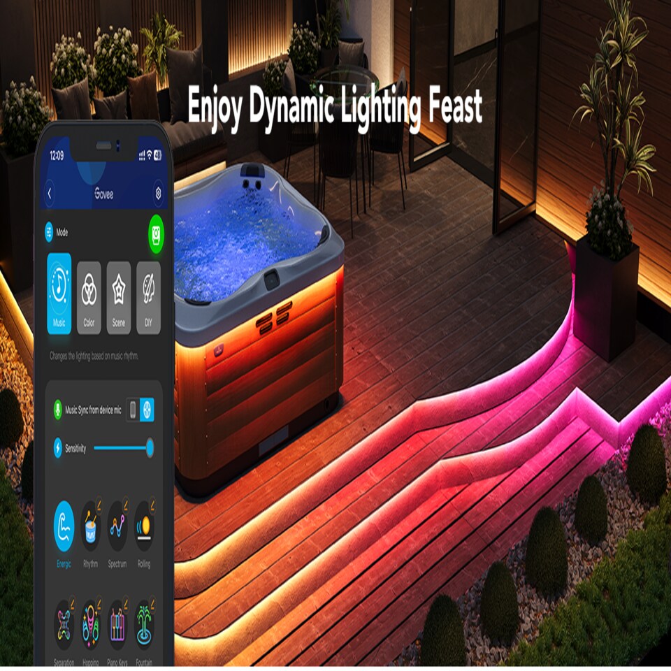 image 1 of GOVEE OUTDOOR STRIP LIGHT  10M IP65