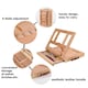 image 4 of Desktop Art Beech Wood Painting Stand Display Easel with Storage 34.5 x 26 x 6.5cm