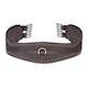image 1 of Shires Anti-Chafe Contour Girth With Elastic Brown | Size: 46 Inch
Colour: Brown