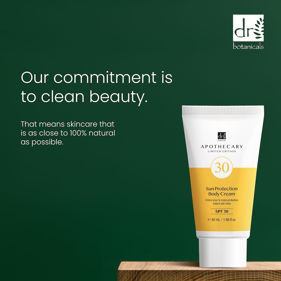 image 1 of Dr Botanicals Sun Protection Body Cream SPF 30 50ml