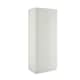 image 1 of Shaker White Double Wardrobe with Single Rail White