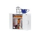 image 1 of Elegant Brands Salcombe Upright Bread Bin and Kitchen Corner Cabinet in White White