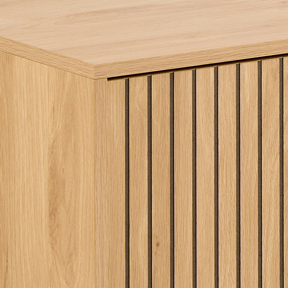 image 1 of Jaipur TV Unit With 3 Doors 176cm Wide in Oak Brown