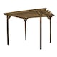 image 1 of Double Garden Pergola - Wood - L300 x W300 x H270 cm - Rustic Brown