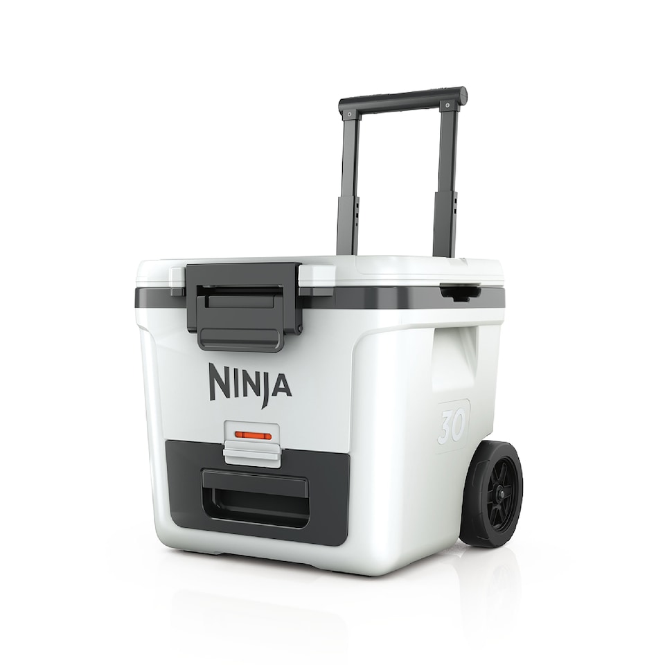 image 1 of Ninja FrostVault 30QT/28L Wheeled Cooler with Dry Zone, Cloud White FB230UKWH