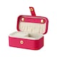 image 2 of Living and Home Portable Mini Jewelry Box Organizer-Red | Red