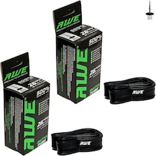 AWE Set x 2 Butyl Rubber 26" MTB/E-Bike Inner Tube 26 x 1.75-2.125 Presta Valve