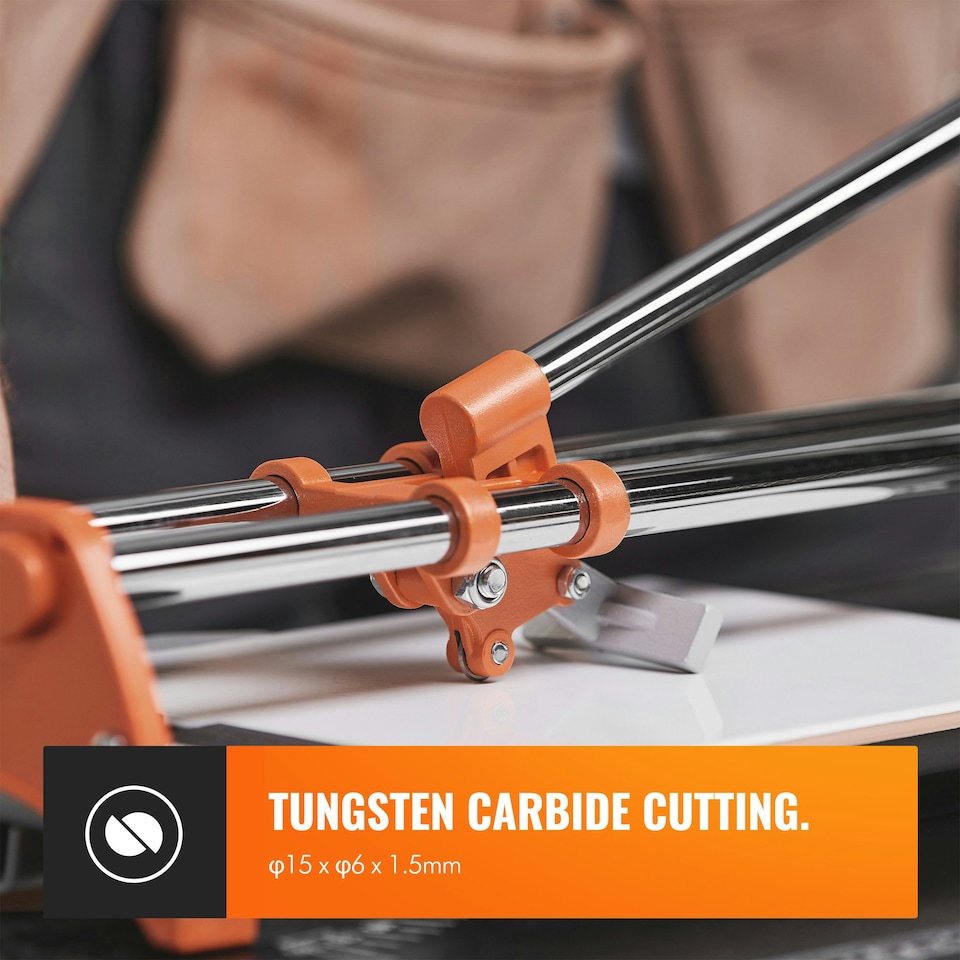 image 1 of VonHaus Manual Tile Cutters for Ceramic Tiles, Glazed Floor & Wall