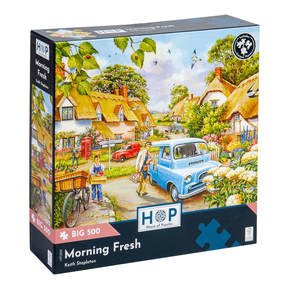 image 1 of Morning Fresh BIG 500 Puzzle