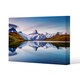 image 1 of Panoramic view of the Mt. Schreckhorn and Wetterhorn (Canvas Print) 101 x 77 x 4cm