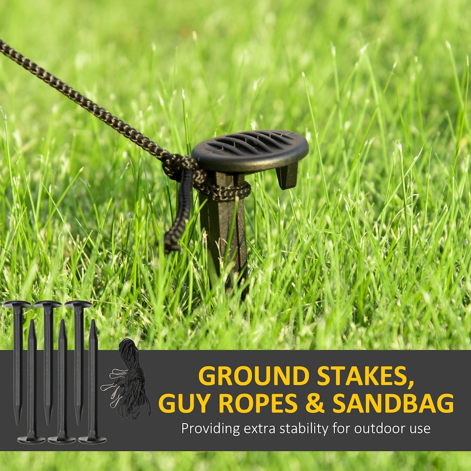 image 1 of Outsunny 10ft Christmas Inflatable Cheerful Snowman Wearing Black Hat, Green Scarf and Gloves, Christmas Blow Up Outdoor LED Yard Display for Lawn Garden Party